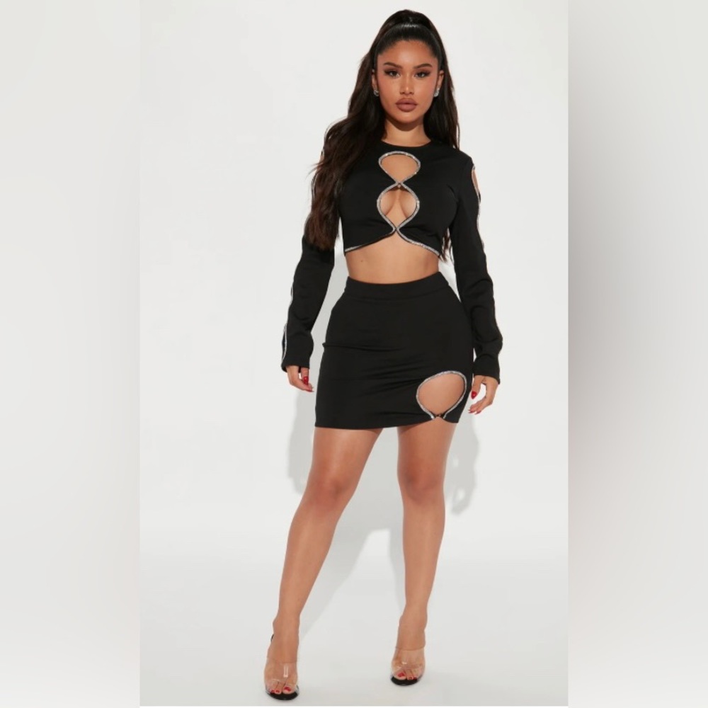 Black Two Piece Dress